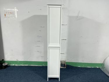 66.92" Tall Bathroom Storage Cabinet with Adjustable Shelves,Slim 1 Doors Freestanding Cabinet with Anti-Tip, Open compartments, for Home
