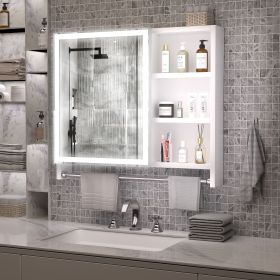 Modern 32x28inches bathroom cabinets, medicine cabinets with mirrors and LED lights